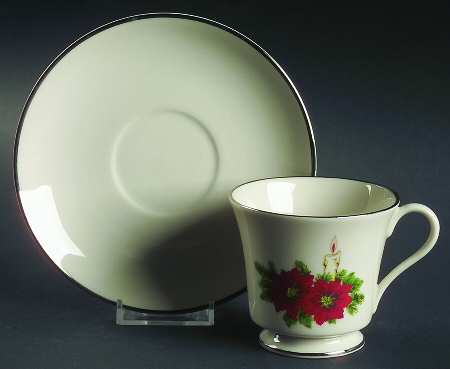 Fl44 Footed Cup & Saucer Set