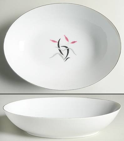 Debonair 10" Oval Vegetable Bowl