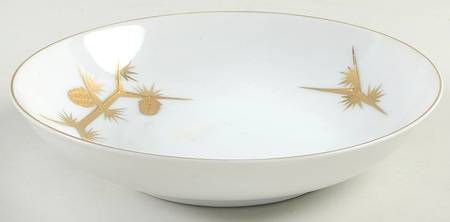 Golden Pine Fruit/Dessert (Sauce) Bowl