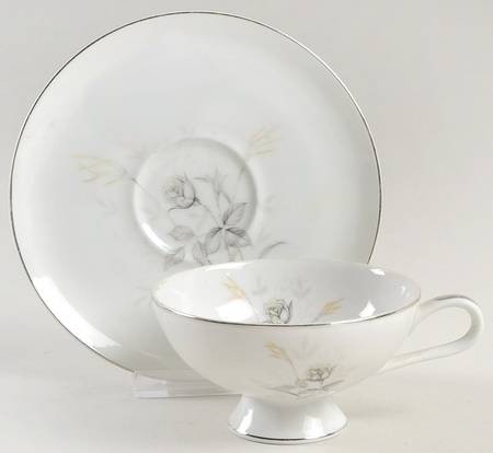 Rhapsody Footed Cup & Saucer Set