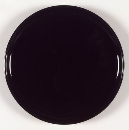 Bauhaus Black Dinner Plate