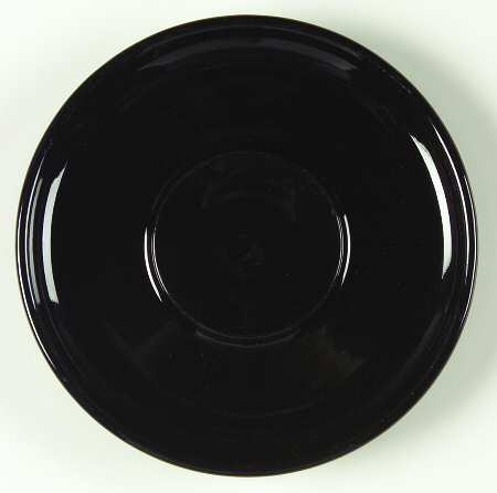 Bauhaus Black Saucer