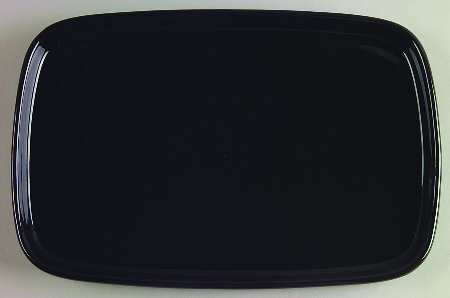 Bauhaus Black 12" Oval Serving Platter
