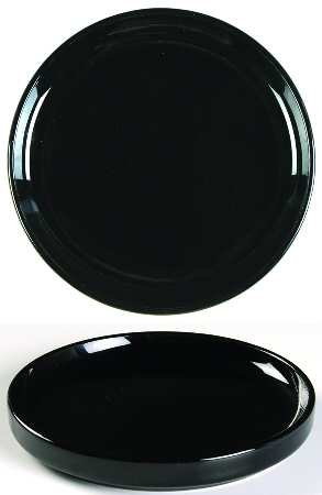 Bauhaus Black Bread & Butter Plate