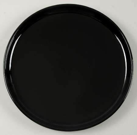Bauhaus Black Salad Plate