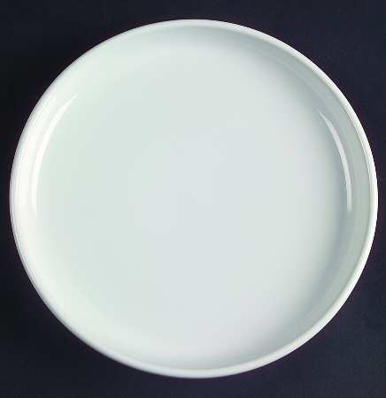 Bauhaus White Bread & Butter Plate