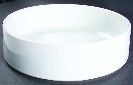 Bauhaus White 9" Round Vegetable Bowl