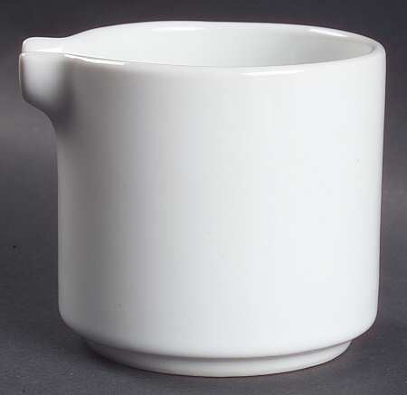 Bauhaus White Creamer