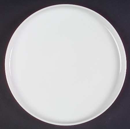 Bauhaus White Luncheon Plate