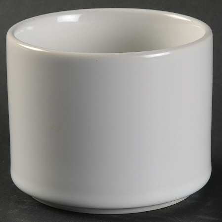 Bauhaus White Sugar Bowl No Lid