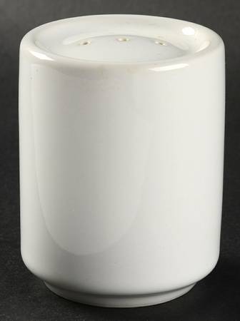 Bauhaus White Pepper Shaker