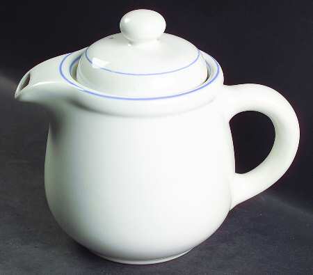 Galaxy Blue Banded Teapot & Lid