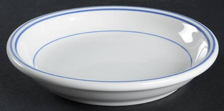 Galaxy Blue Banded Bread & Butter Plate