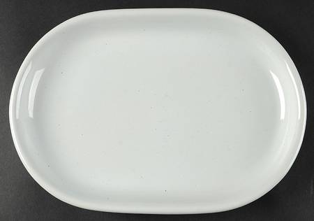 Galaxy Milkstone White 12" Oval Serving Platter