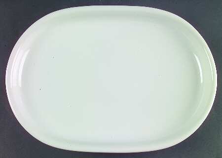 Galaxy Milkstone White 14" Oval Serving Platter