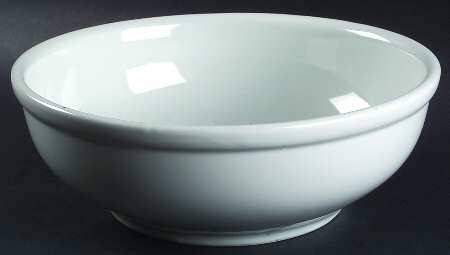 Galaxy Milkstone White 11" Large Salad Serving Bowl