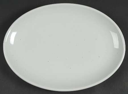 Galaxy Milkstone White 12" Oval Serving Platter
