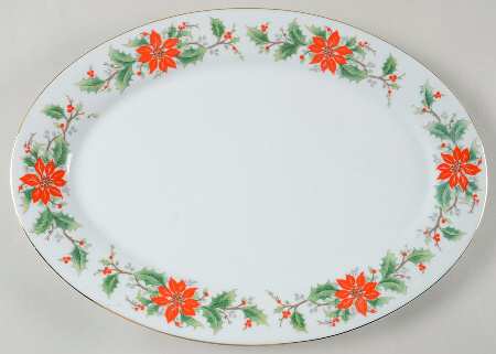 1693 (China) 14" Oval Serving Platter