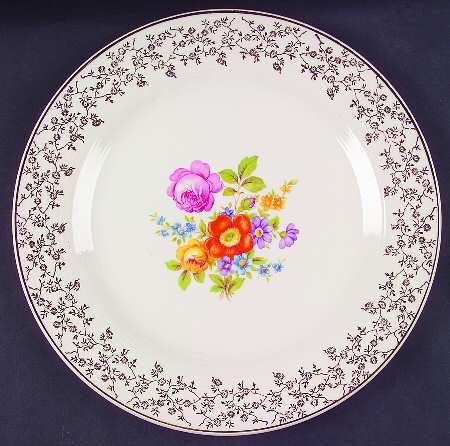Meissen Rose (Filigree 1TS2561) 11" Chop Plate (Round Platter)