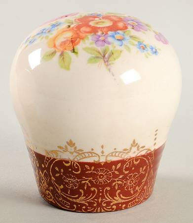 Meissen Rose Red Pepper Shaker