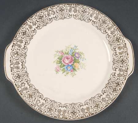 Rosalie Handled Cake Plate