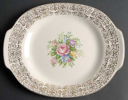 Rosalie 11" Oval Serving Platter