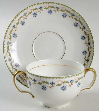 5865-5855 Flat Bouillon Cup & Saucer