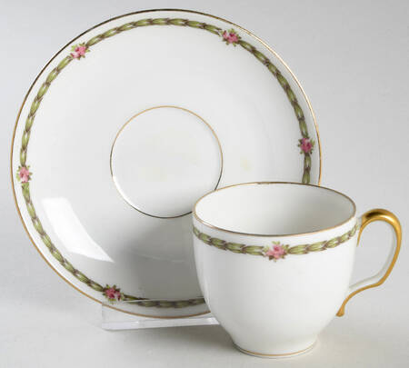6439-6836 Flat Demitasse Cup & Saucer Set