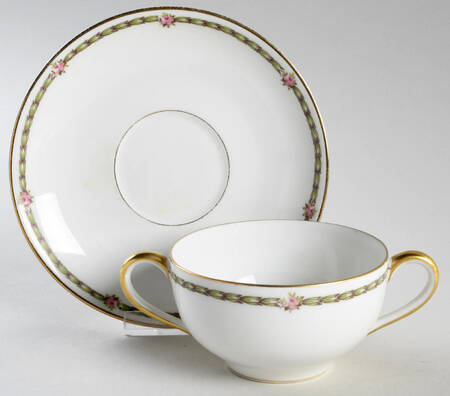 6439-6836 Flat Bouillon Cup & Saucer