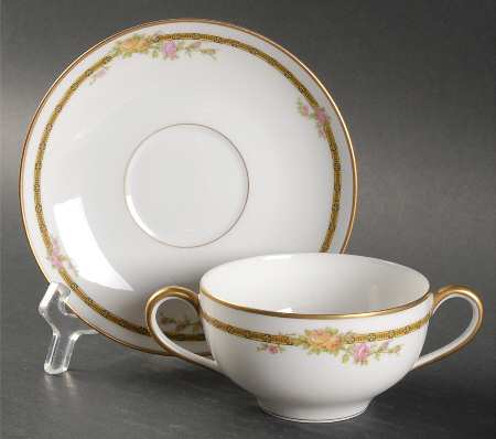 6928 Flat Bouillon Cup & Saucer