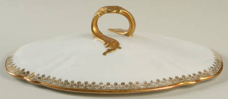 8414 (Scallop) Lid for Oval Vegetable