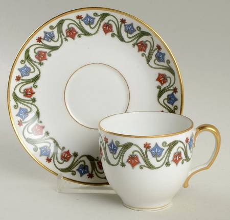 9110 Flat Demitasse Cup & Saucer Set