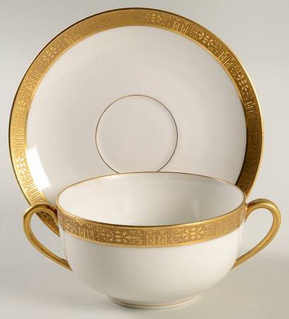 9333 Flat Bouillon Cup & Saucer