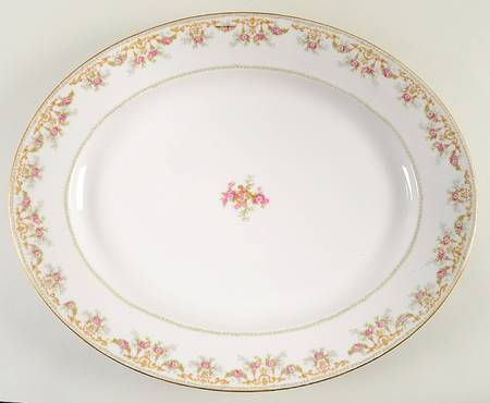 4711 17" Oval Serving Platter