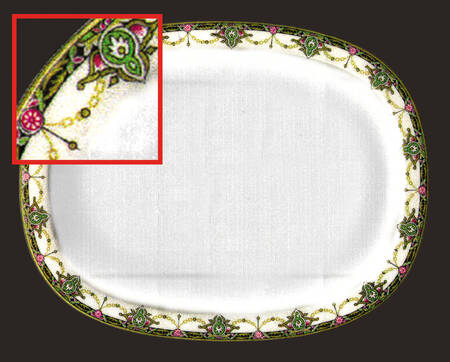 TRV67 9" Oval Vegetable Bowl