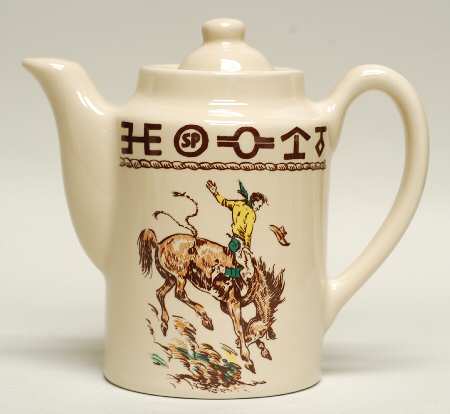 Westward Ho Tea/Coffee Pot & Lid