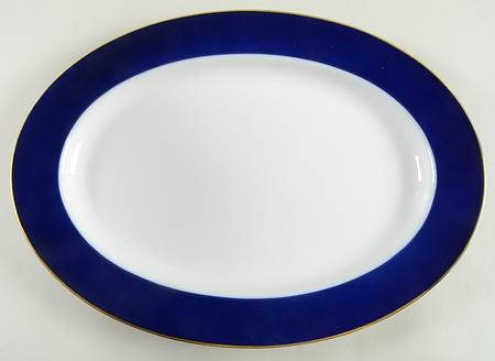 Halo Cobalt 14" Oval Serving Platter