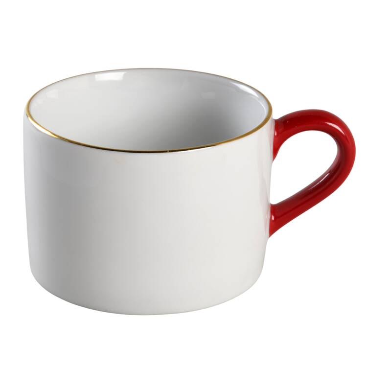 Halo Red Flat Cup