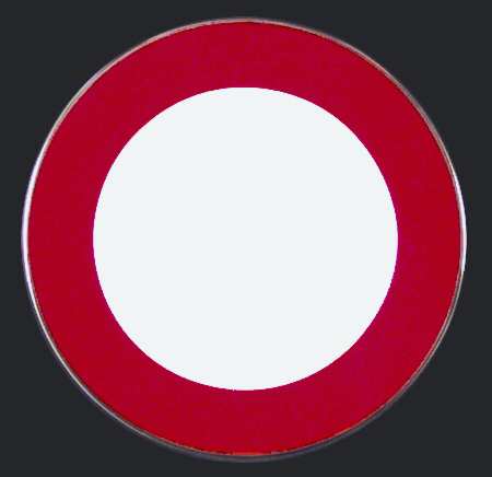 Halo Red Salad/Dessert Plate
