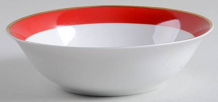 Halo Red Coupe Cereal Bowl