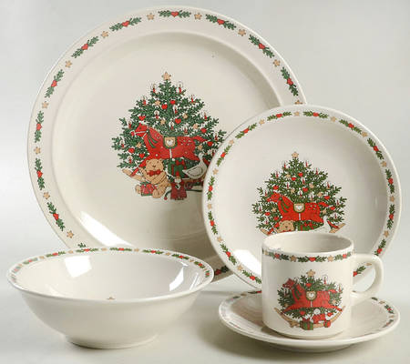 O Christmas Tree 5 Piece Place Setting