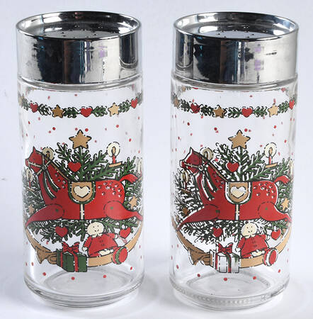 O Christmas Tree Glassware Salt and Pepper Set