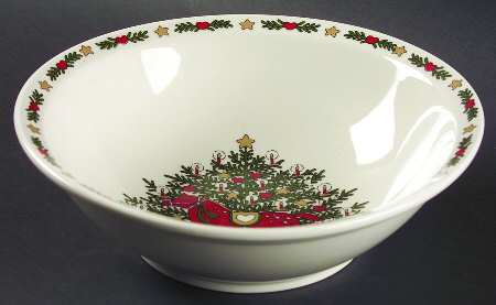 O Christmas Tree 9" Round Vegetable Bowl