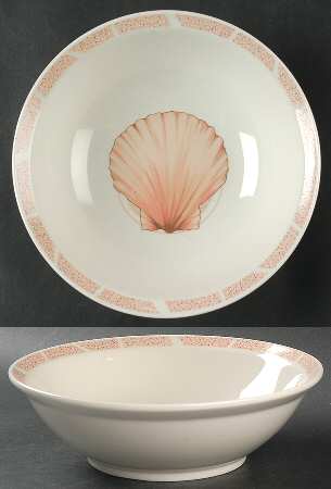 Seaside Settings 9" Round Vegetable Bowl