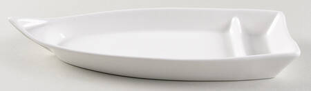 Classic White 1 Piece Figural Chip and Dip