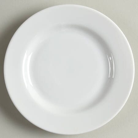 Classic White Saucer for Flat Cup
