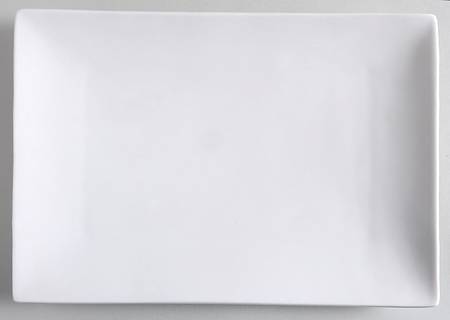 Classic White 12" Rectangular Serving Platter