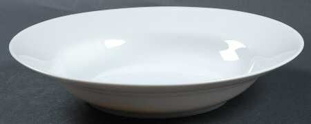 Classic White Large Rim Soup Bowl
