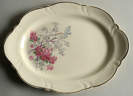 1164 11" Oval Serving Platter