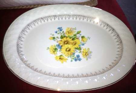 1222 11" Oval Serving Platter